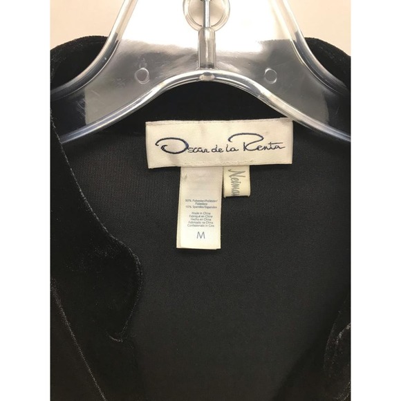 OSCAR DE LA RENTA NEIMAN MARCUS VELVET BLOUSE M - Picture 3 of 7